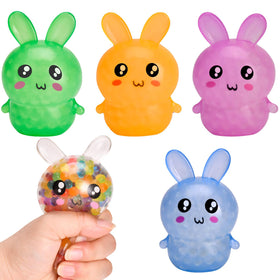 Likeny Easter bunny stress ball pink for quick stress relief and focus