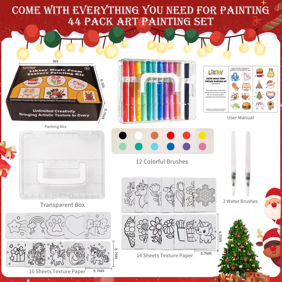 Liktoy foam texture paper sheet with unique designs for creative cards
