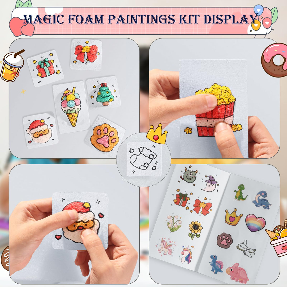 Liktoy water brushes enable easy 3D effects on foam sheets