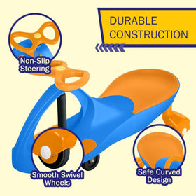 Lil' Rider toddler ride-on toy with no batteries for quiet indoor play.