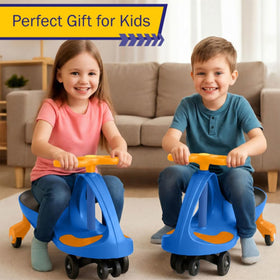 Lil' Rider ride-on supports up to 110 lbs for growing kids.