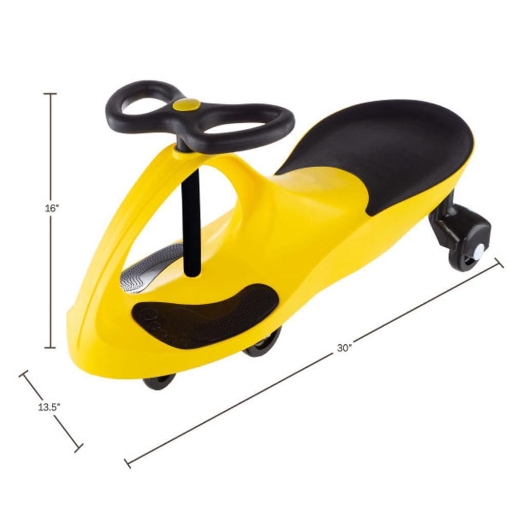 Lil' Rider Wiggle Car dimensions 30x13.5 inches: compact size fits small spaces
