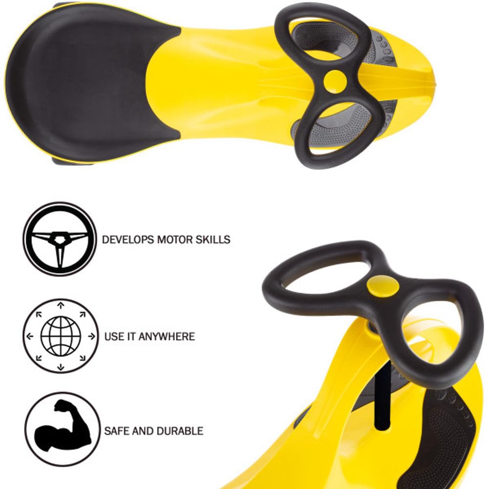Lil' Rider Wiggle Car indoor use: smooth, quiet fun on flat surfaces