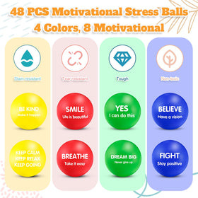 Liliful 2.2-inch stress ball held in hand for portable calm on the go.