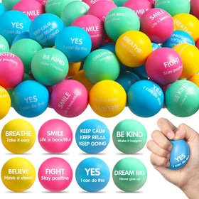 Liliful 48-piece stress balls in multi-color set for desk stress relief