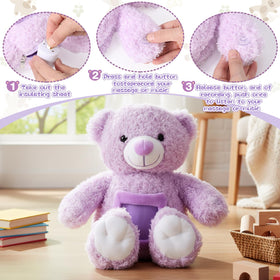 Liliful bear photo frame plush for displaying a cherished memory