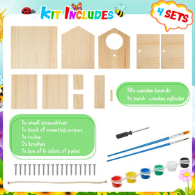 Liliful birdhouse kit assembly guide helps easy, hands-on crafting
