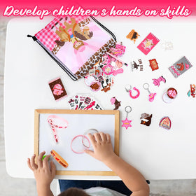 Liliful pink cowgirl pencil, ideal for crafts and writing