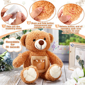 Liliful custom operation recorder bear; captures personal memories up to 30 seconds.