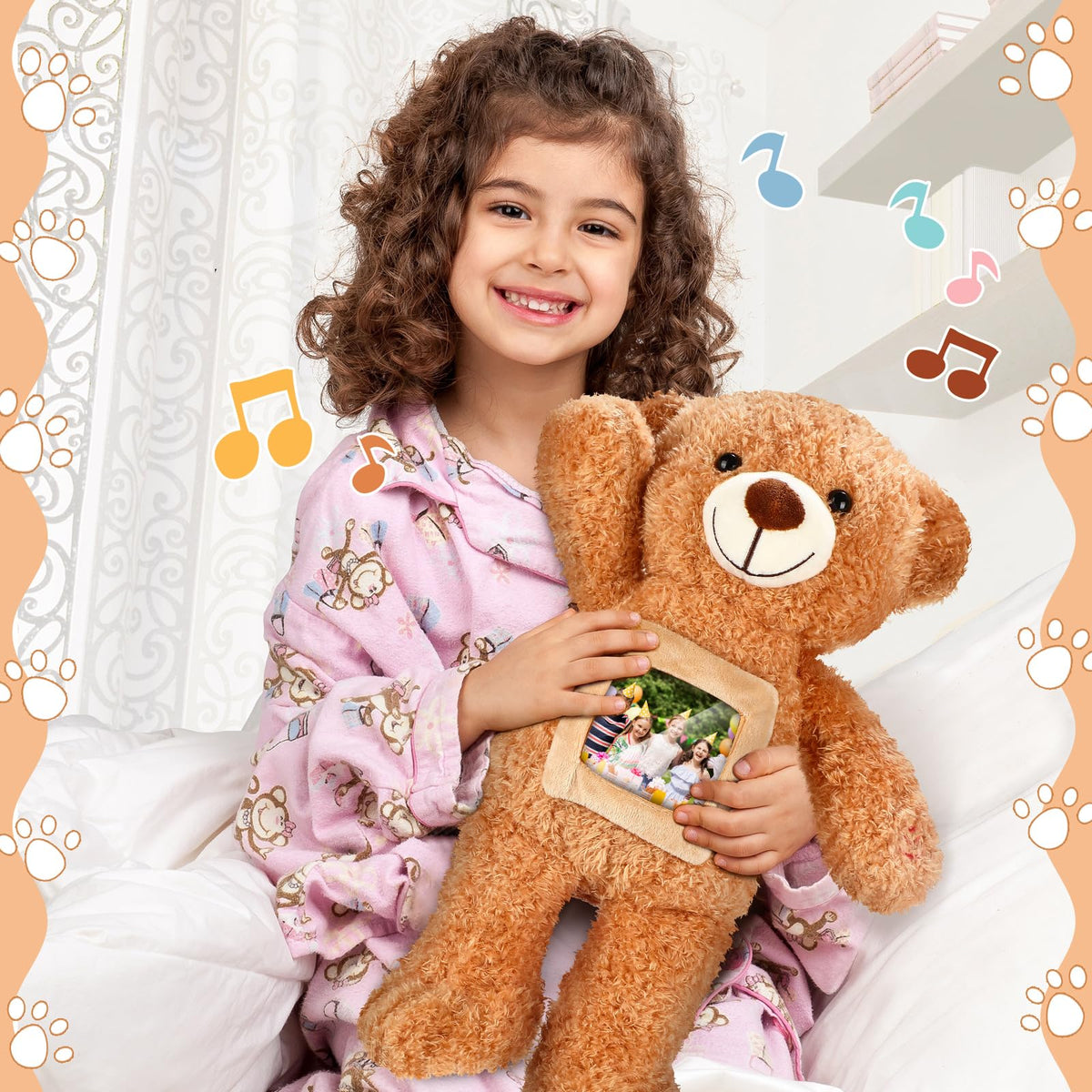 Liliful durable stitch keepsake bear; designed for lasting hugs and display.