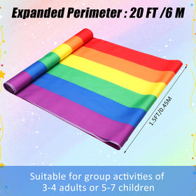Liliful giant backyard running mat in outdoor setting for active games.