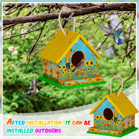 Liliful DIY birdhouse makes a thoughtful gift for kids and art lovers.