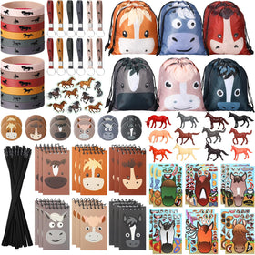 Liliful horse drawstring bags for party favors and gifts