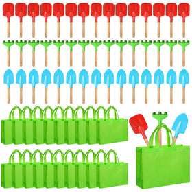 Liliful kids gardening tools set with flat shovel for easy digging and sand play.