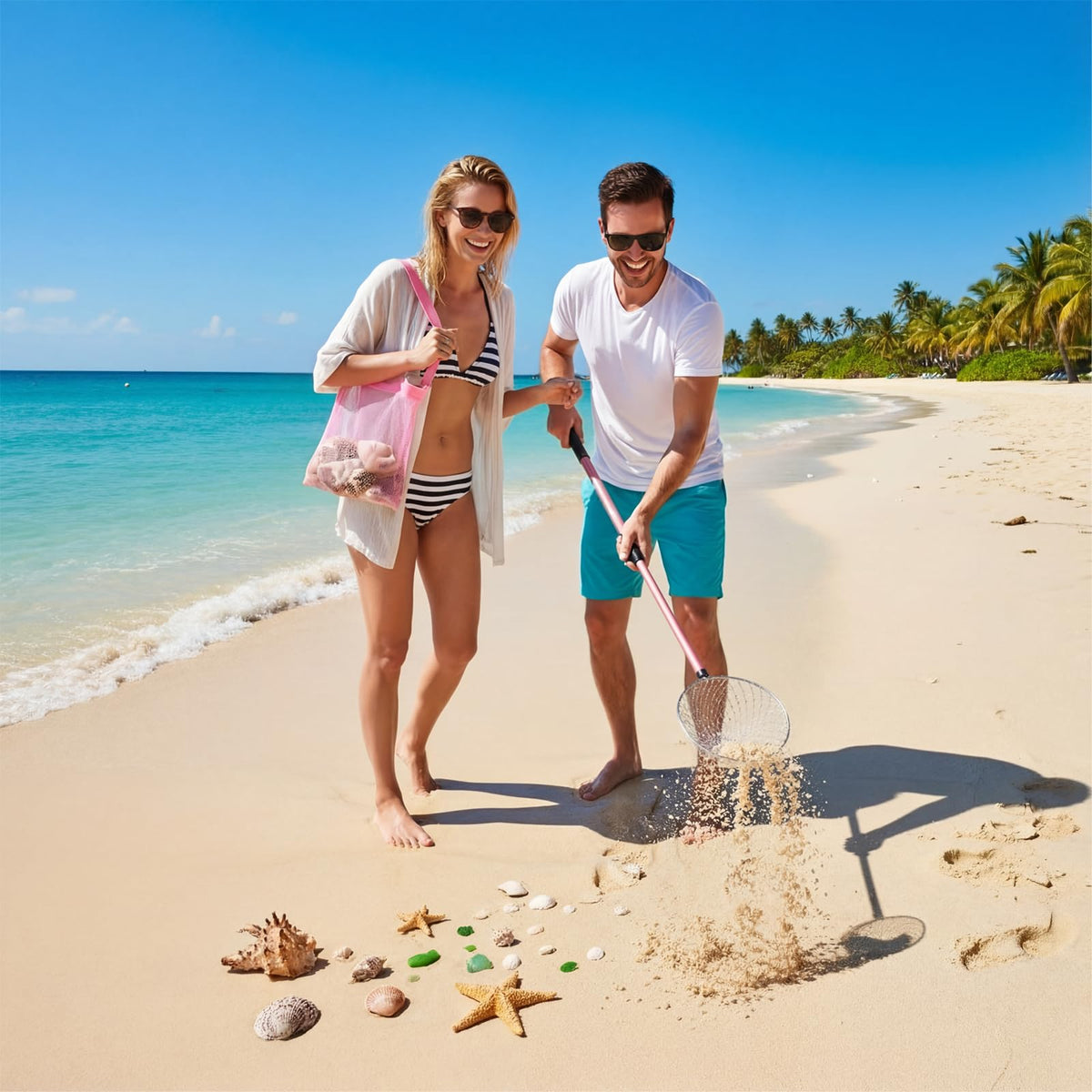 Liliful metal tools are sturdy and rust-resistant for beach play.