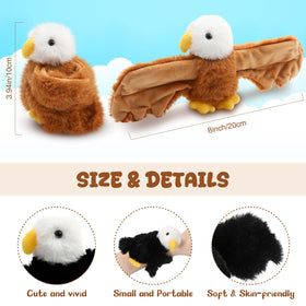 Liliful plush eagle wristband, soft wearable for kids' daily play