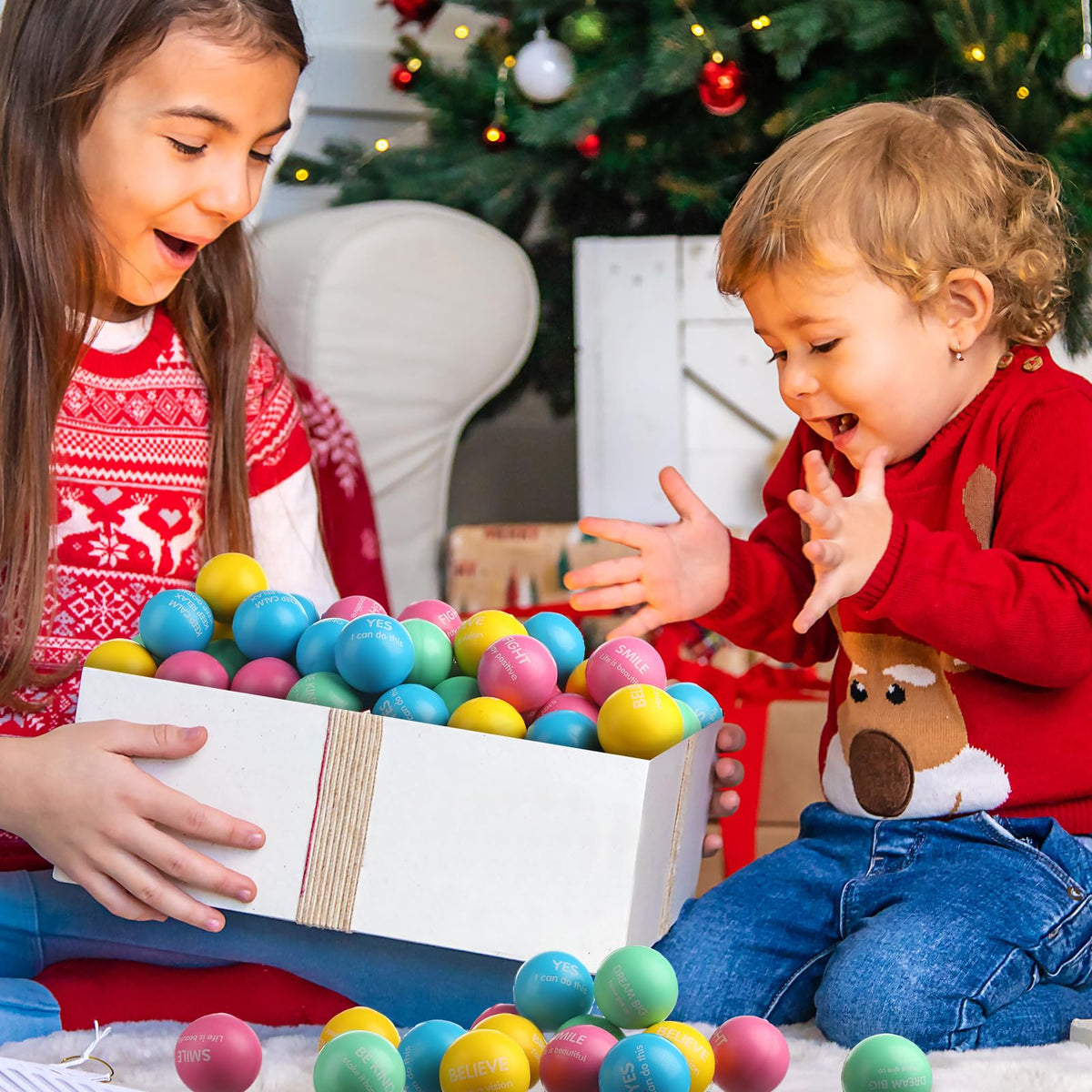 Liliful durable PU foam stress ball offers soft, satisfying squeeze