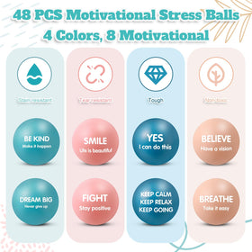Liliful stress balls compact palm-size 2.2 inches for on-the-go calm