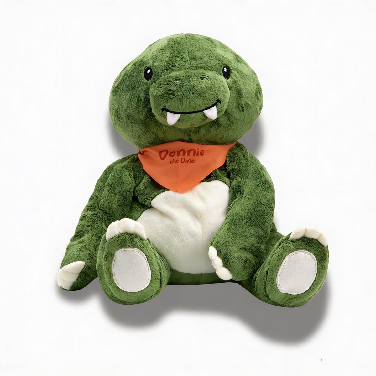 Lilly's Love Donnie the Dino front view — calming weighted plush for daily grounding