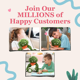 Gift-ready packaging makes Lilly's Love Donnie the Dino a thoughtful present