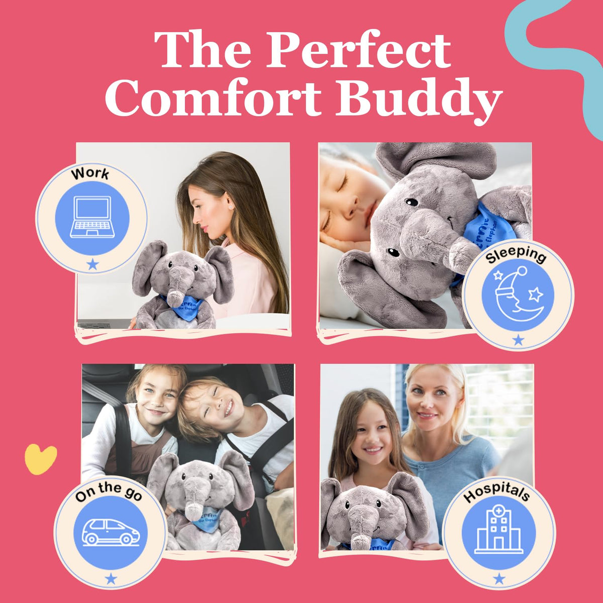 Lilly's Love Ernie plush offers soft texture for comforting snuggles