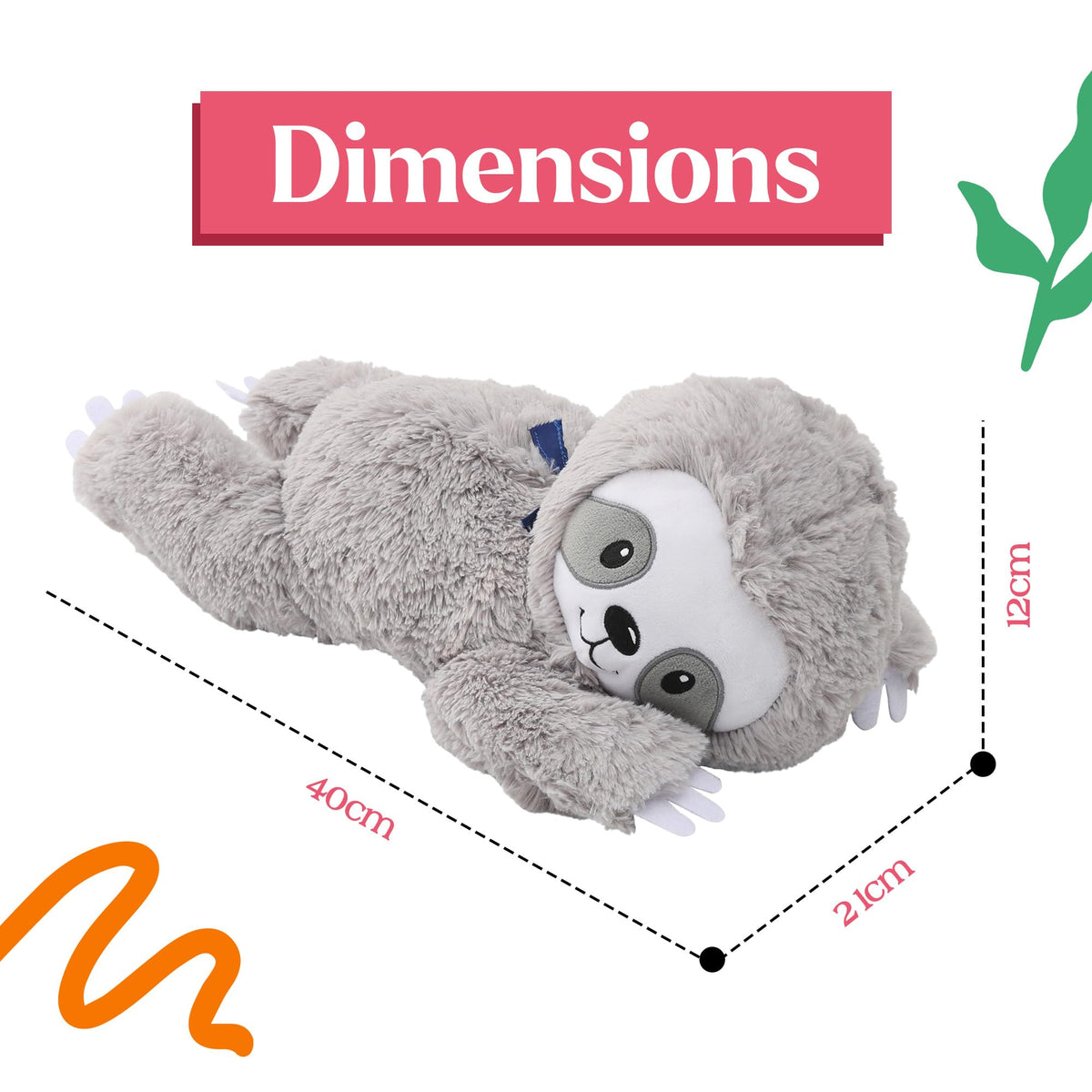 Lilly's Love lavender weighted plush presented as a thoughtful gift.