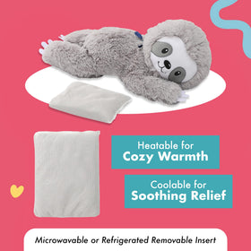 Lilly's Love plush showing removable core for easy washing.