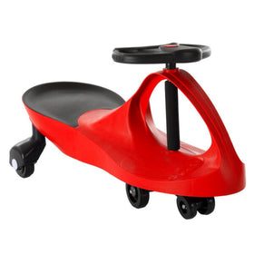 Lil' Rider wiggle car front view shows a gear-free ride-on for kids 3+