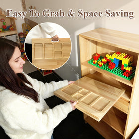LILXIU durable wooden construction with smooth edges for safe play