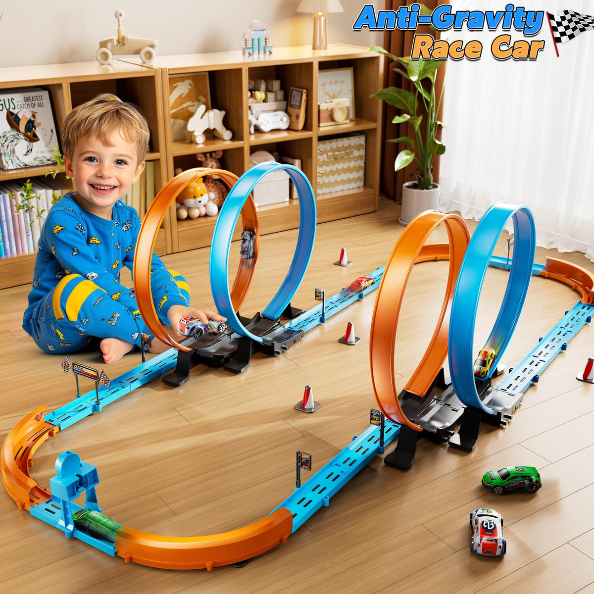 LILYBUDS 360 degree track section enabling dynamic turns