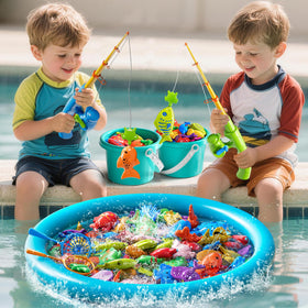 LILYBUDS magnetic fish nets—two nets for fast catching during group fun