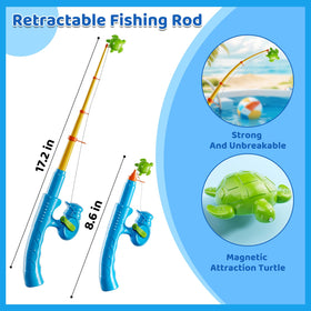LILYBUDS magnetic fish variety—51 pieces to explore shapes and colors during play