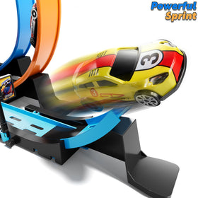 LILYBUDS pull-back race cars reach up to 20 feet on smooth surfaces.