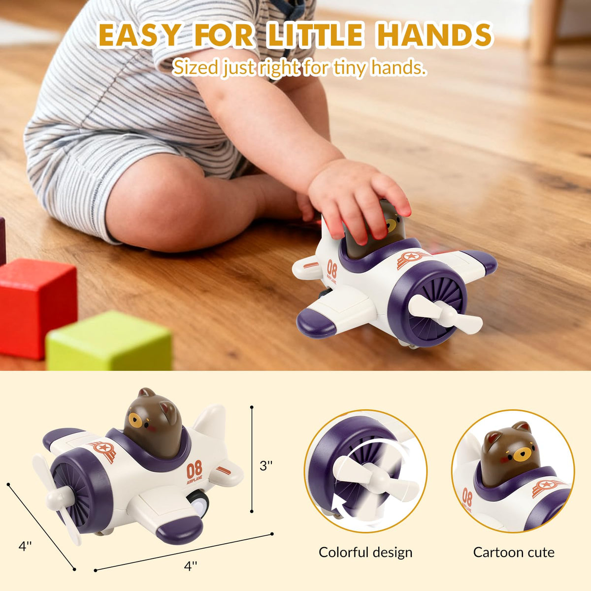 Lilycass animal drivers—three bears and one tiger—encourage imaginative stories