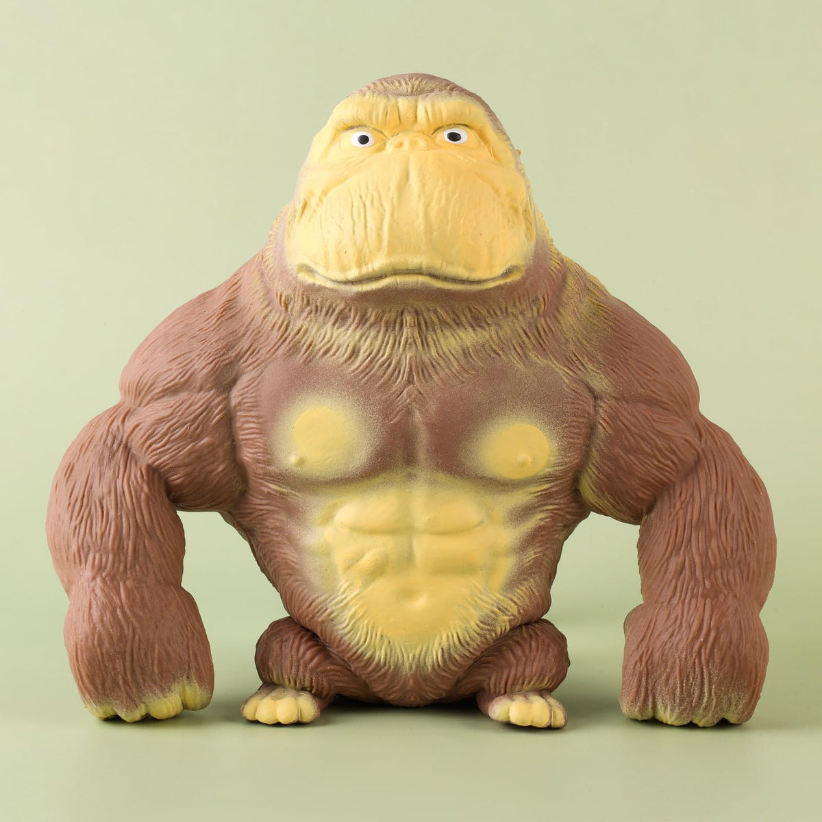 Lilycass Gorilla Squishy stretches with resisting pressure for stress relief.