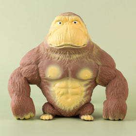 Lilycass Gorilla Squishy stretches with resisting pressure for stress relief.