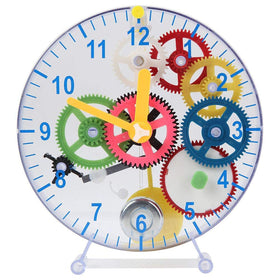 Lily's Home puzzle clock assembly shows the complete kit ready for hands-on learning.