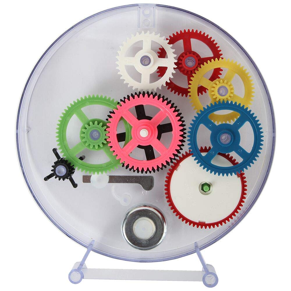 Lily's Home puzzle clock gear wheels illustrate moving parts and mechanical insight.