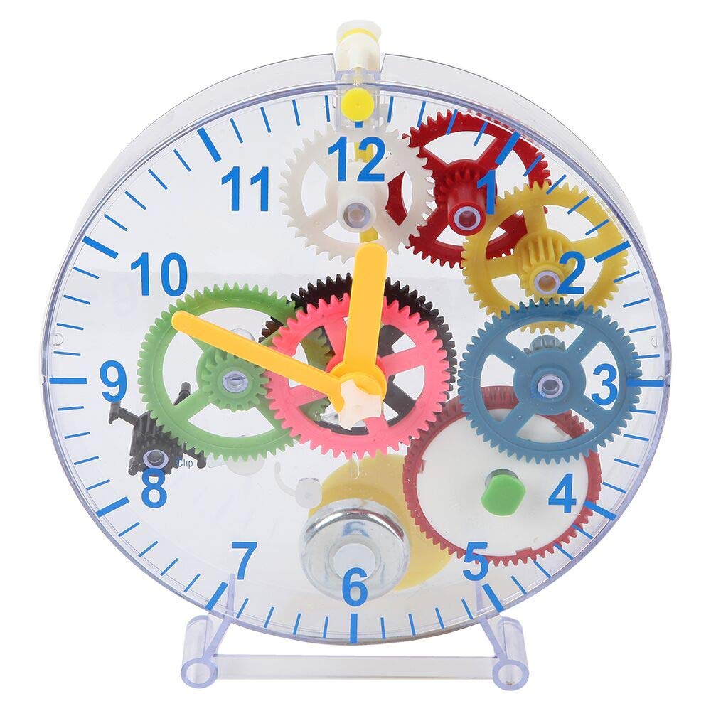 Lily's Home puzzle clock spring mechanism demonstrates wind-and-gear operation.