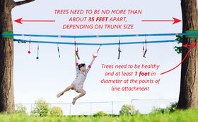 Lily's Things monkey knots obstacles for grip and balance training