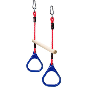 Lily's Things wooden trapeze bar for durable outdoor play