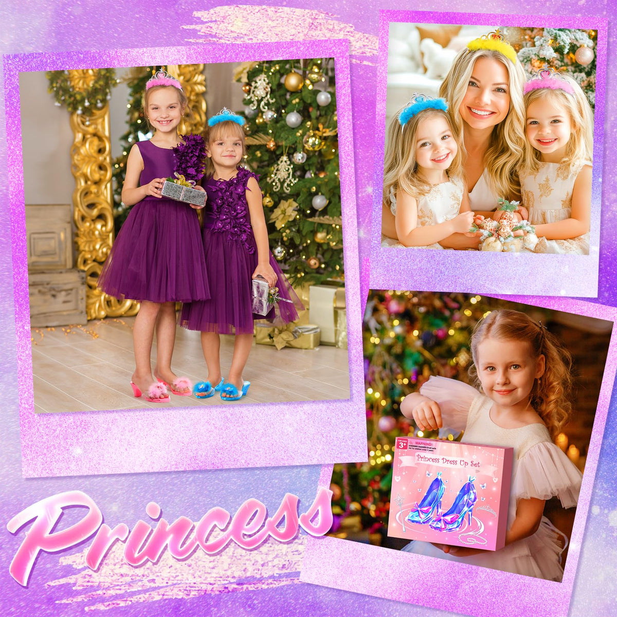 LIMIROLER complete princess gift set for girls ages 3-6