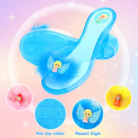 LIMIROLER princess dress-up shoes side view showing fit and design