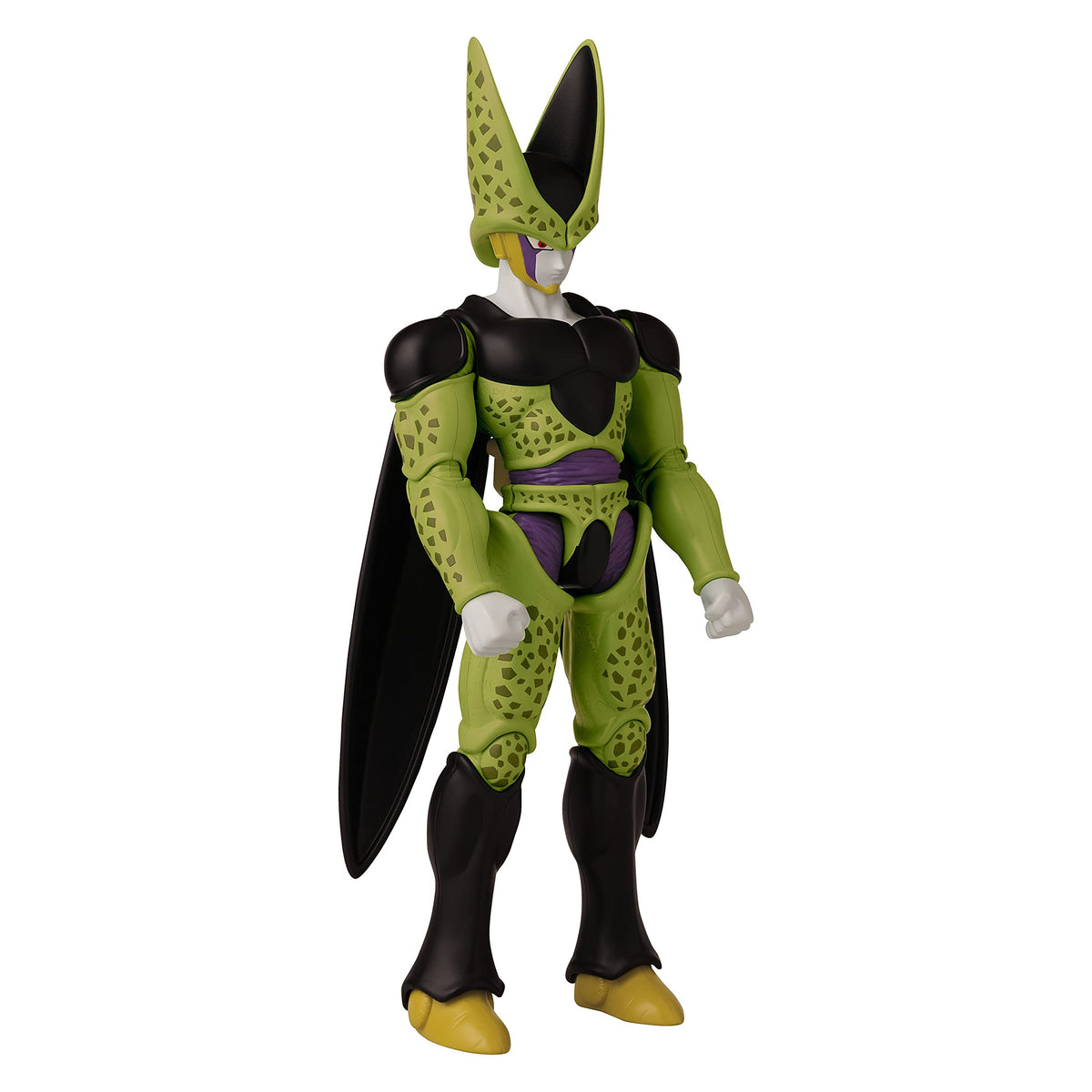 Limit Breaker Cell Final Form detailed sculpt for authentic Dragon Ball look.