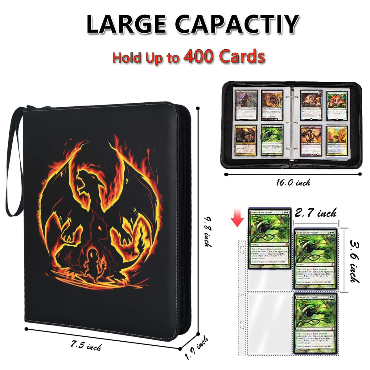 LIMSTDIC binder with removable rings allows easy page customization for growing collections.