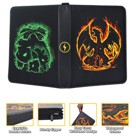 LIMSTDIC binder with wrist strap offers portable card storage for all ages.
