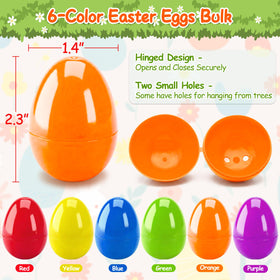 LINAYE Easter eggs hinged design for easy filling.