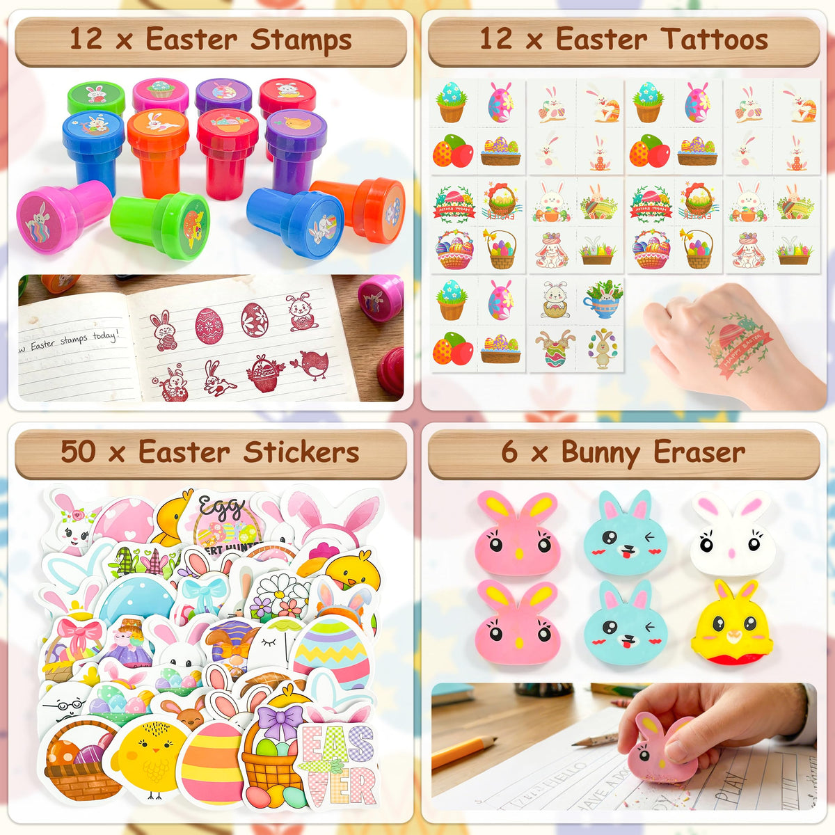 LINAYE jumping popper toys in Easter fillers add action-packed excitement.