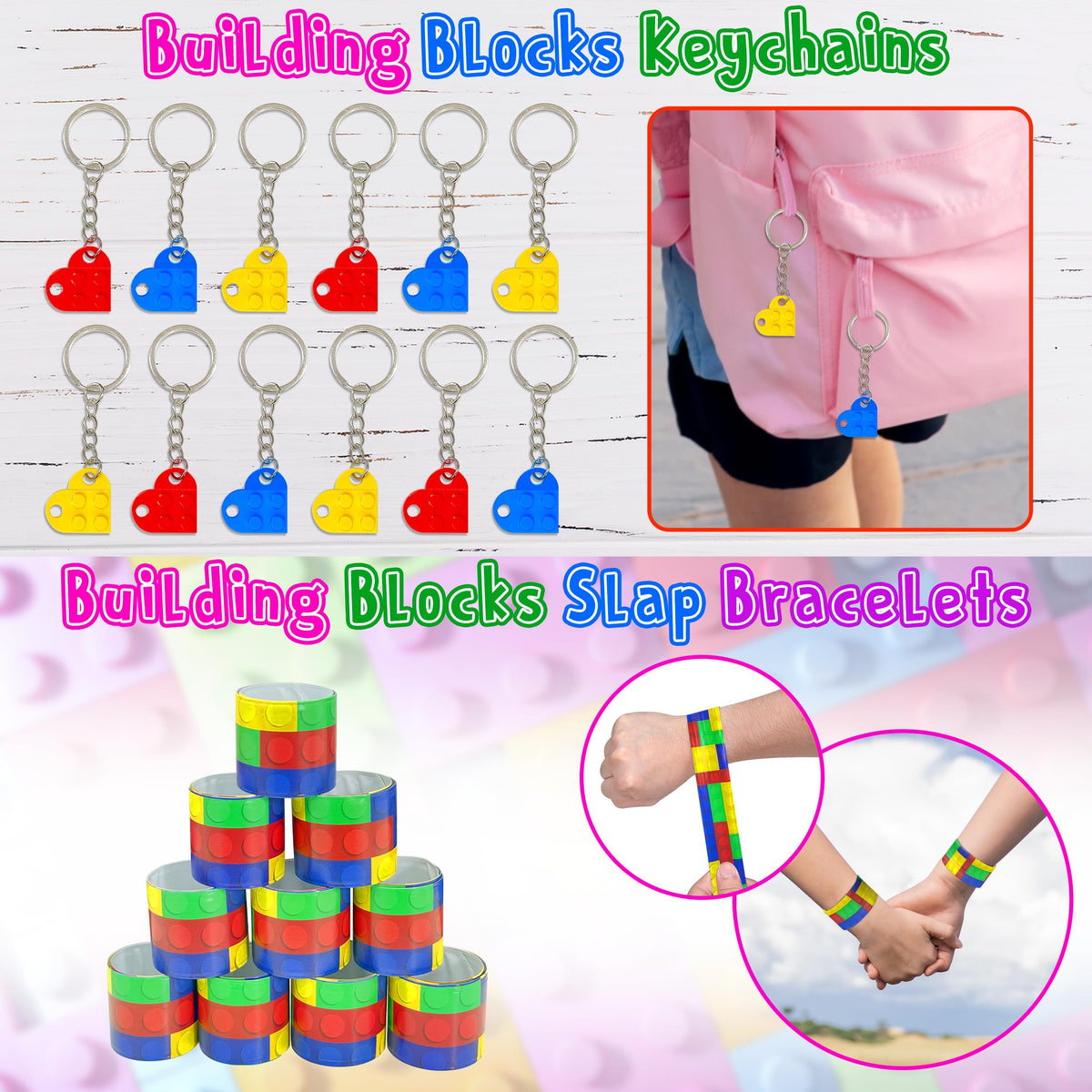 LINAYE non-toxic ABS blocks support safe rough play and rebuilds