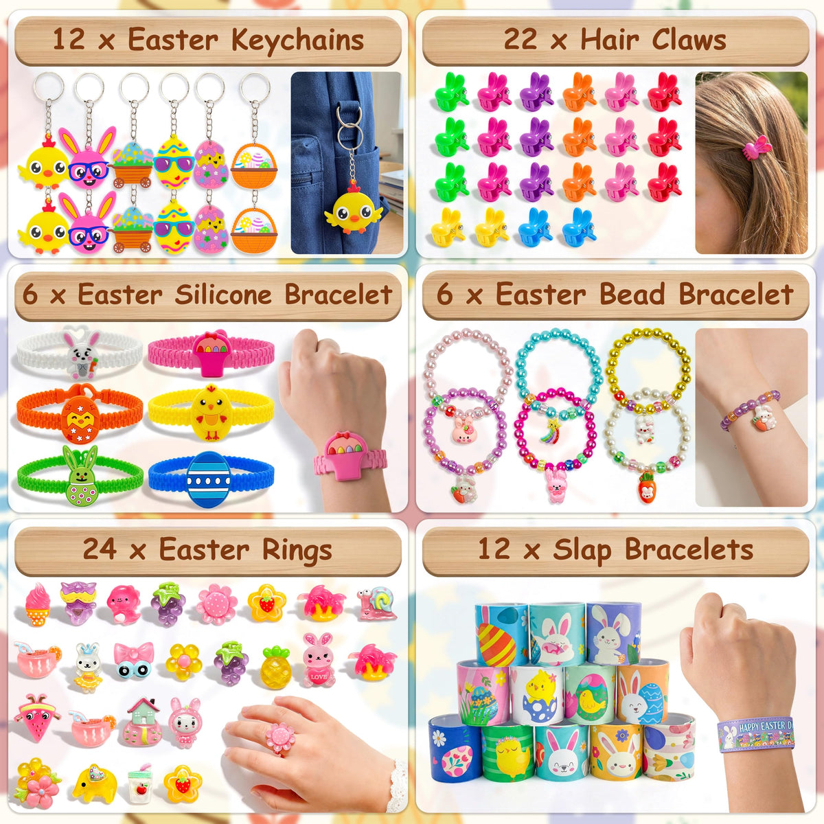 LINAYE pull-back cars inside Easter fillers set for interactive play.